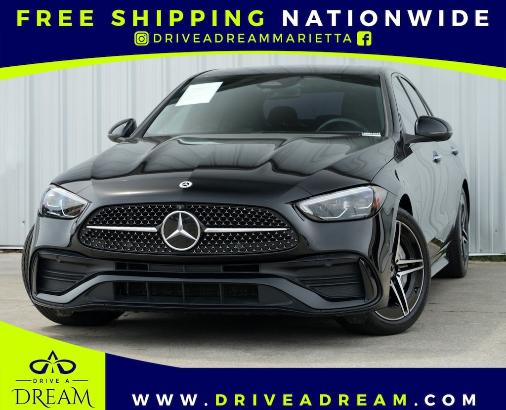 Used 2023 Mercedes-Benz C-Class C 300 w/ AMG Line & Night Packages Sedan