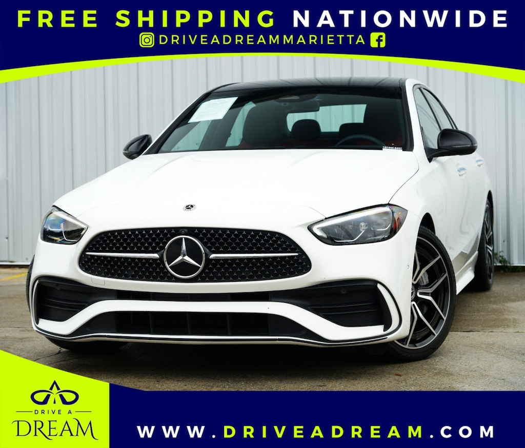 Used 2023 Mercedes-Benz C-Class C 300 w/ AMG Line, Night & Exclusive Trim Packages Sedan