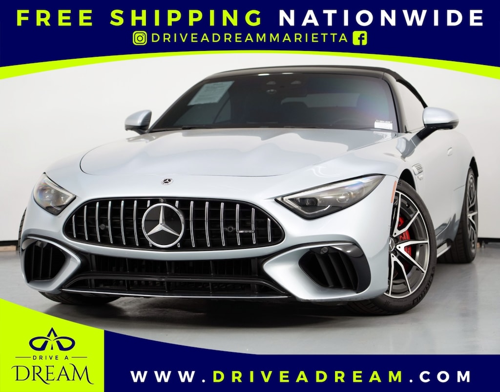 Used 2022 Mercedes-Benz SL AMG SL 55 w/ Driver Assist Packages Convertible