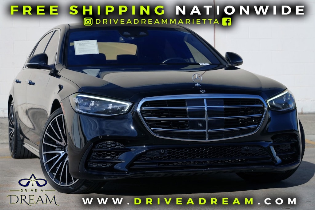 Used 2021 Mercedes-Benz S-Class S 580 w/ AMG Line & Night Packages Sedan