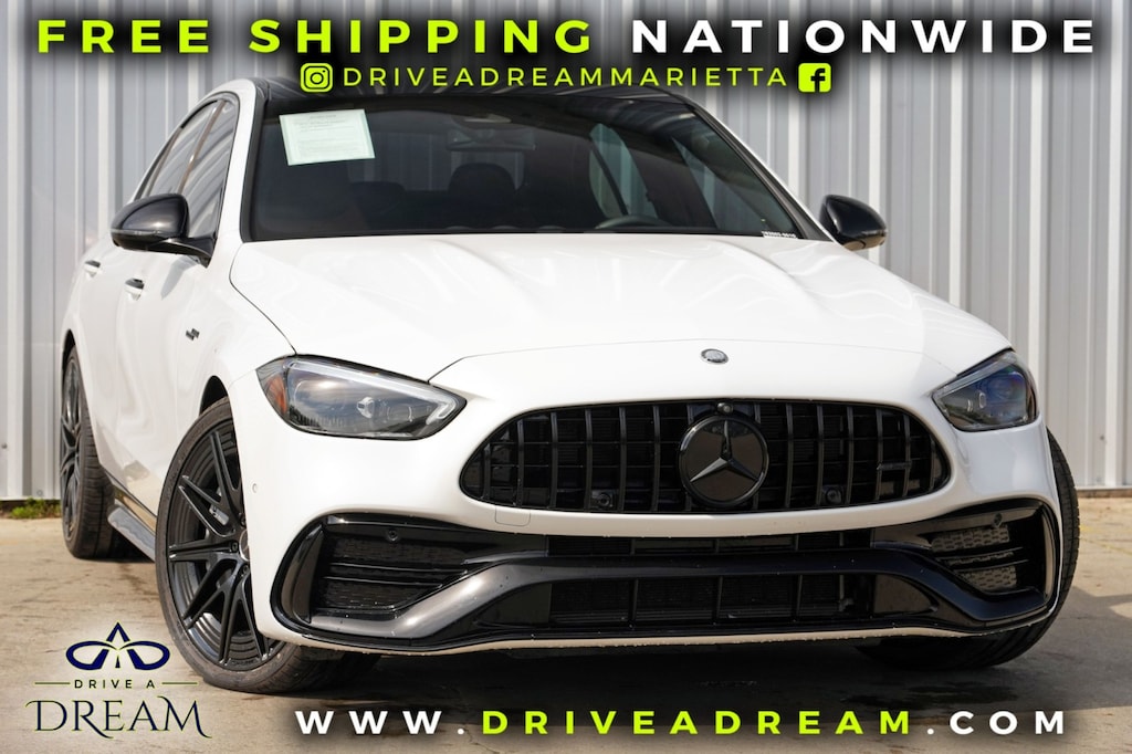 Used 2024 Mercedes-Benz C-Class AMG C 43 w/ AMG Night & Pinnacle Trim Packages Sedan