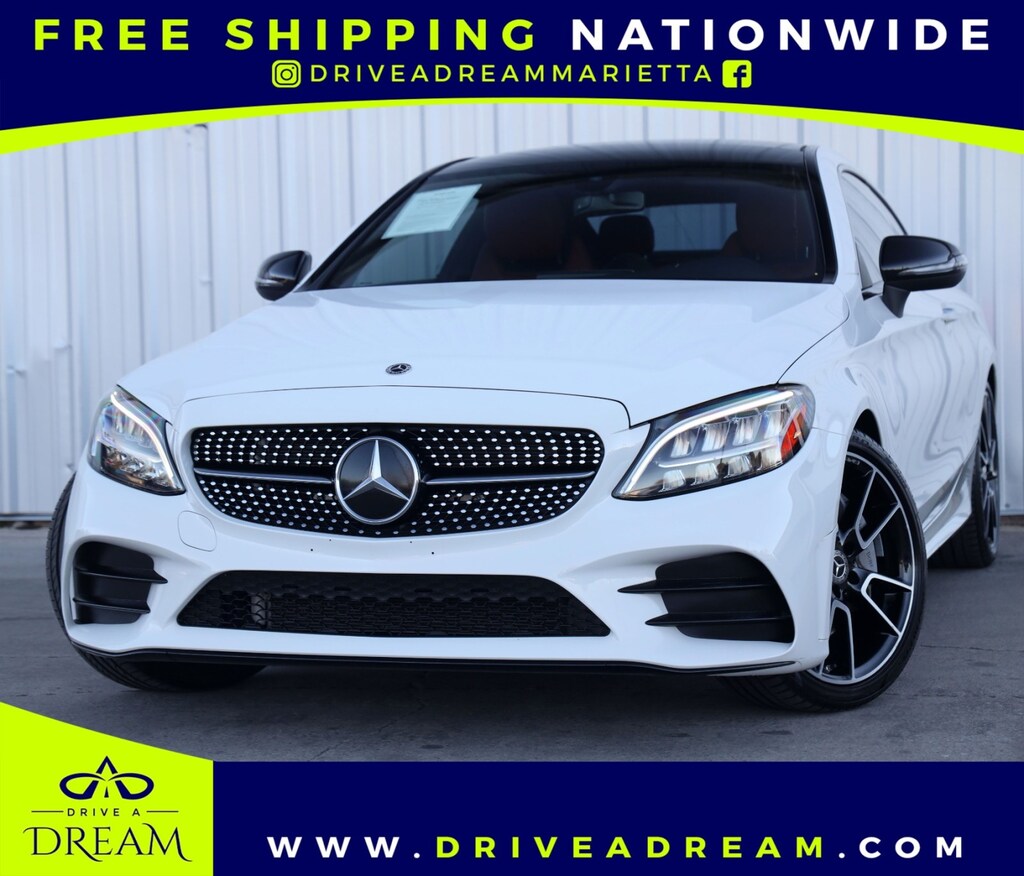 Used 2020 Mercedes-Benz C-Class C 300 w/ AMG Line & Night Packages Coupe