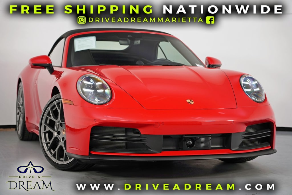 Used 2025 Porsche 911 Carrera w/ Premium Package Convertible