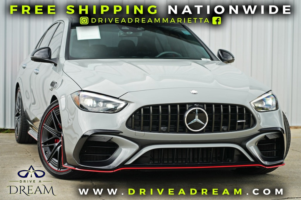 Used 2024 Mercedes-Benz C-Class AMG C 63 S E Performance w/ Pinnacle Trim & Driver Sedan