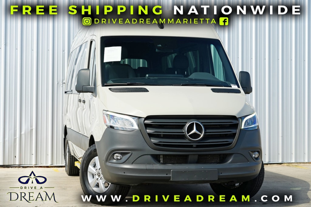 Used 2024 Mercedes-Benz Sprinter Passenger Van w/ Premium Plus & Driver Convenience Packages Van