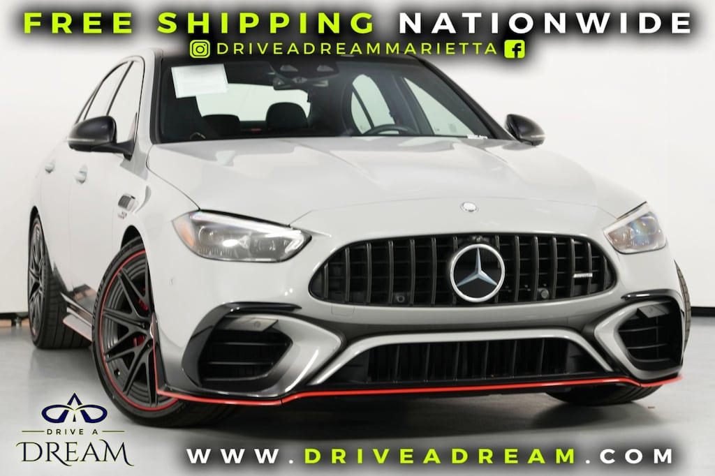 Used 2024 Mercedes-Benz C-Class AMG C 63 S E Performance w/ Pinnacle Trim & Driver Sedan