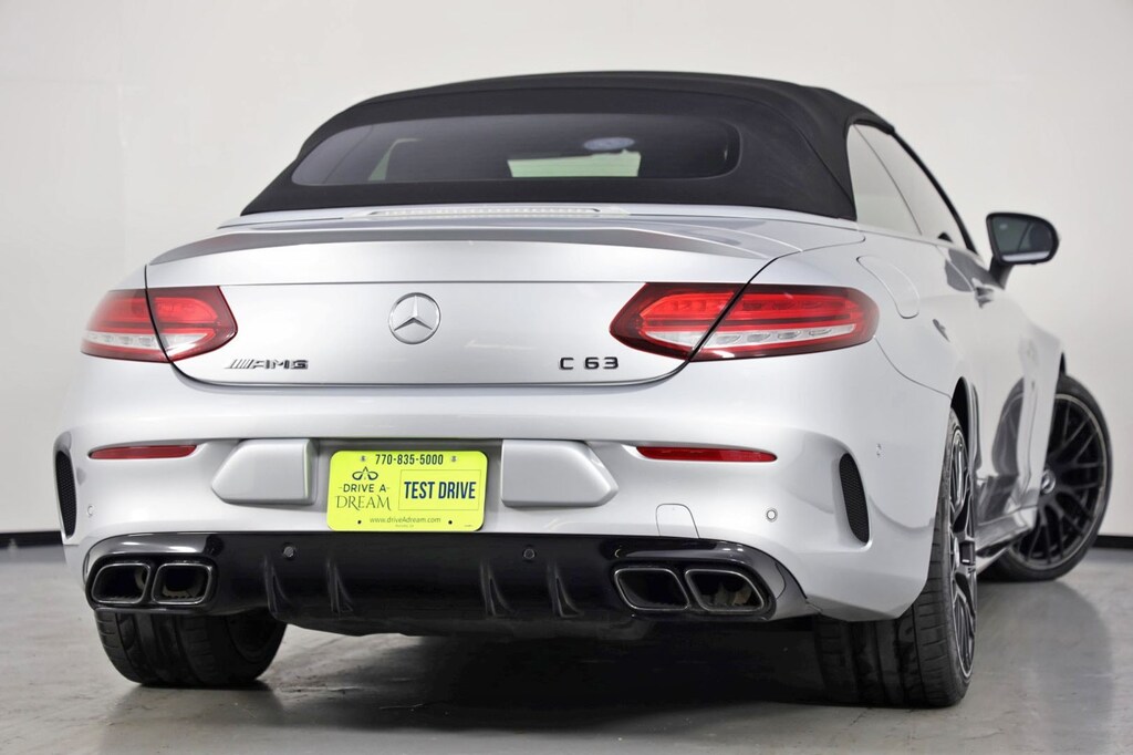 Used 2019 Mercedes-Benz C-Class AMG C 63 With Parking Assist & Night Pkgs Cabriolet