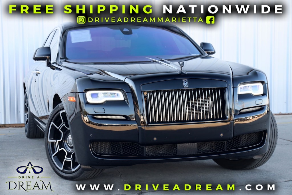 Used 2017 Rolls-Royce Ghost Black Badge w/ Driver Assist & Theater Packages Sedan
