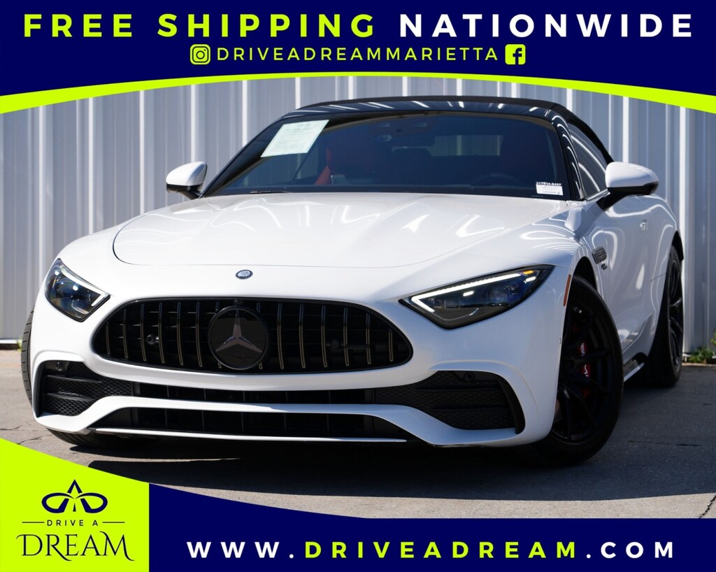 Used 2023 Mercedes-Benz SL AMG SL 43 w/ Driver Assist Package Convertible