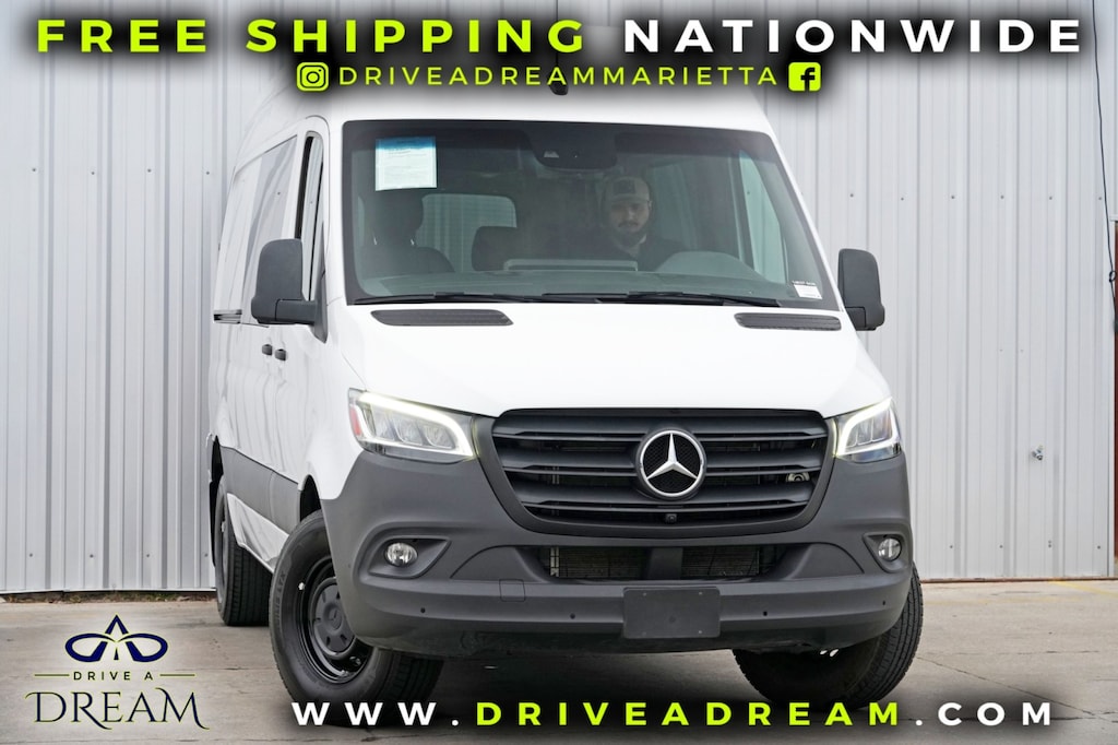 Used 2023 Mercedes-Benz Sprinter Cargo Van w/ Premium Plus, Comfort & Premium Plus Packages Van Cargo Van