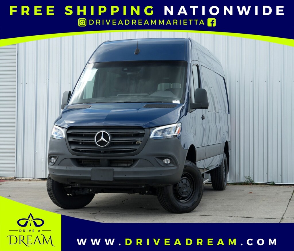 Used 2022 Mercedes-Benz Sprinter Crew Van w/ Premium Plus, Driver Convenience & Comfort Plus Van Crew Van