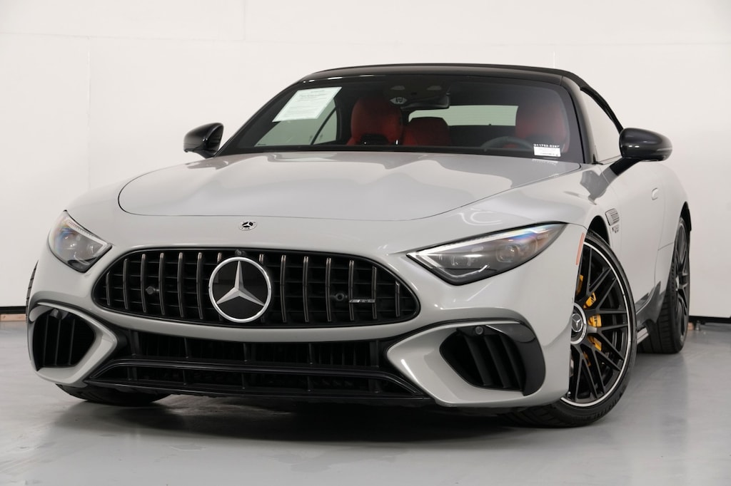 Used 2022 Mercedes-Benz SL AMG SL 55 w/ Performance, Night & Driver Assist Pa Convertible