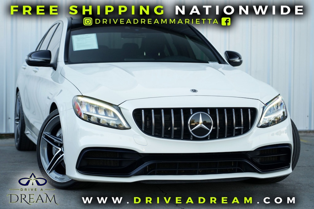 Used 2021 Mercedes-Benz C-Class AMG C 63 w/ Driver Assist & AMG Night Packages Sedan