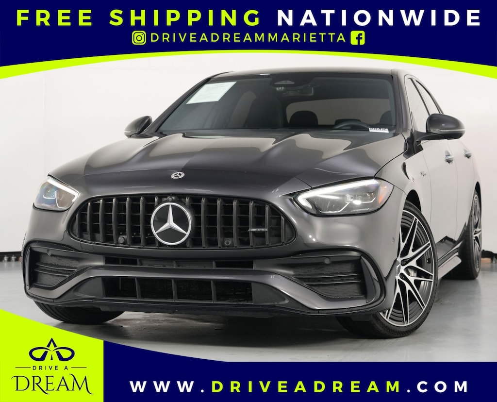 Used 2023 Mercedes-Benz C-Class AMG C 43 w/ AMG Night Package Sedan