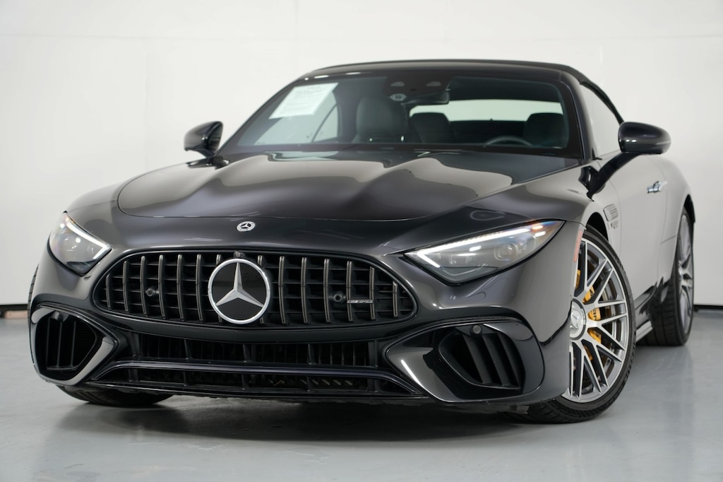 Used 2022 Mercedes-Benz SL AMG SL 63 w/ Driver Assist & AMG Night Packages Convertible