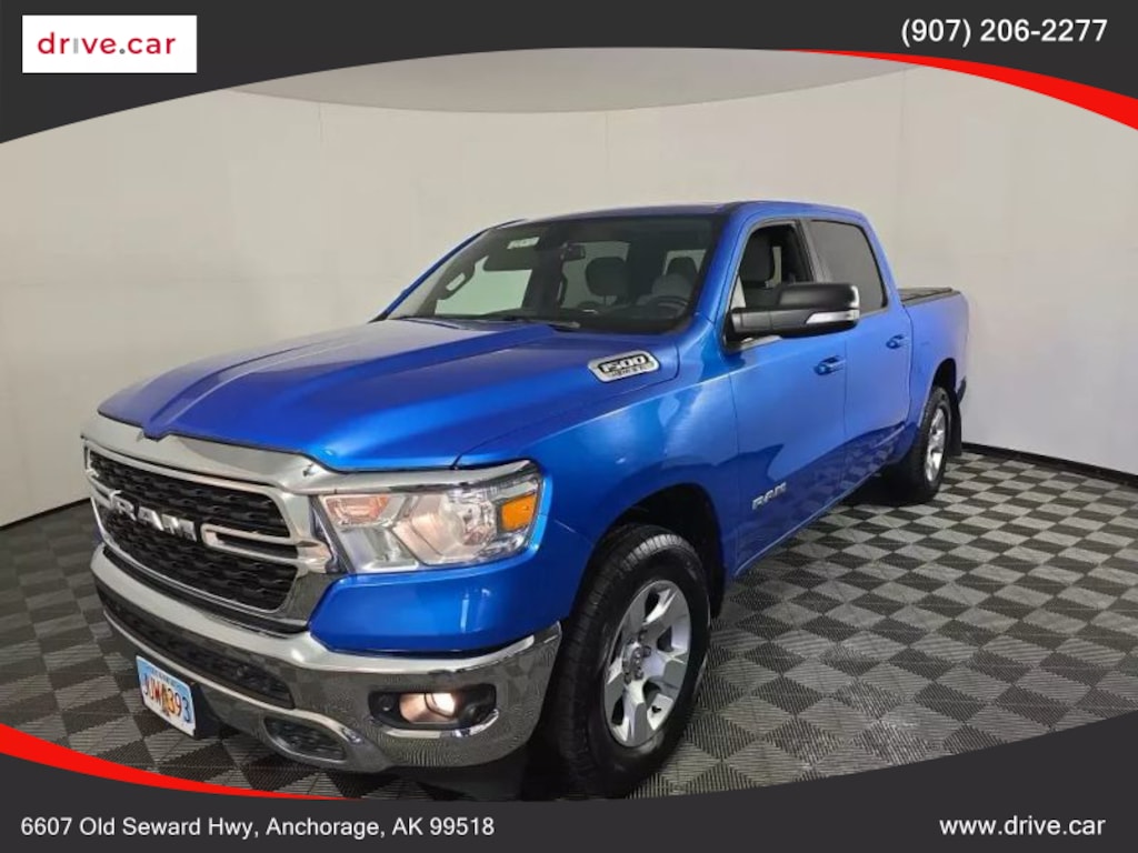 Used 2022 Ram 1500 Crew Cab Big Horn Pickup 4D 5 1/2 ft Pickup