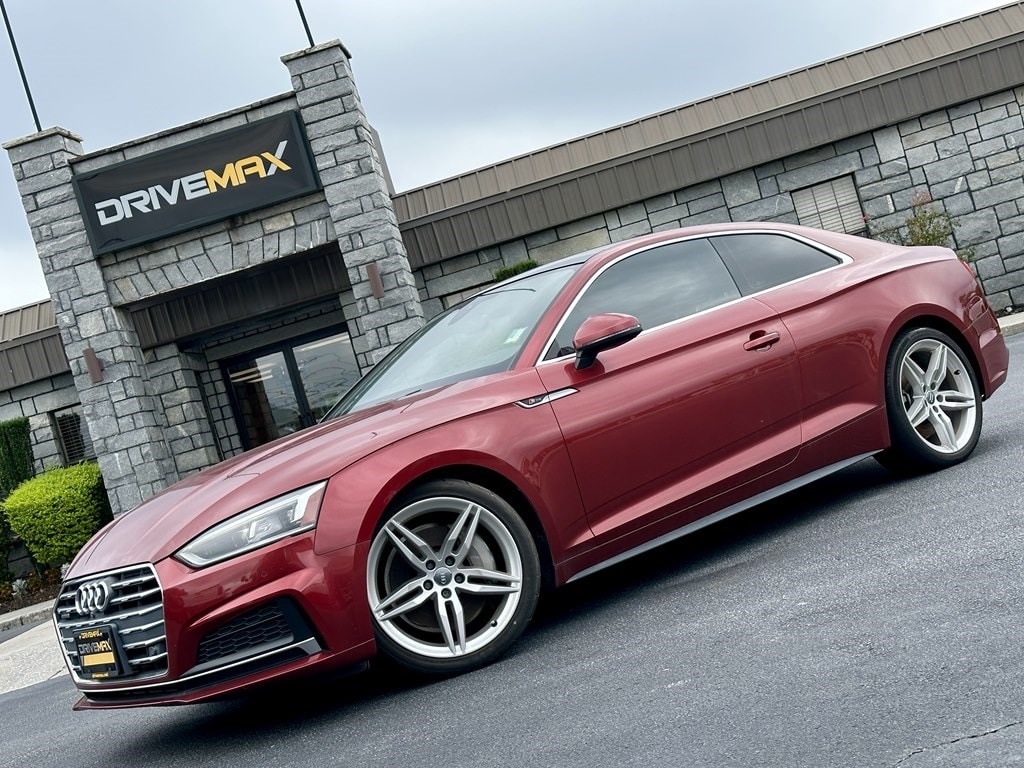 audi a5 red coupe
