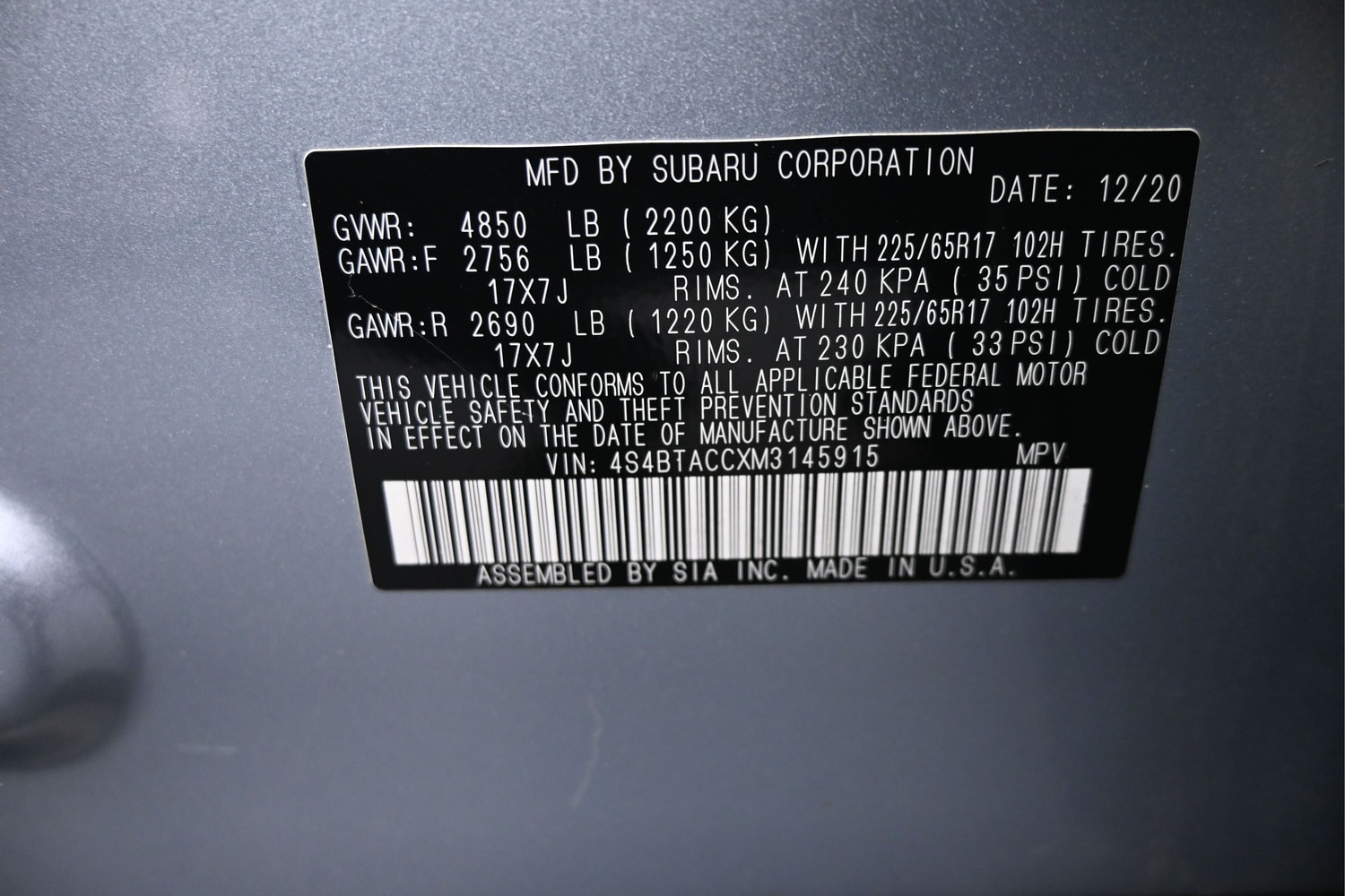 2021 Subaru Outback Premium - Photo 20