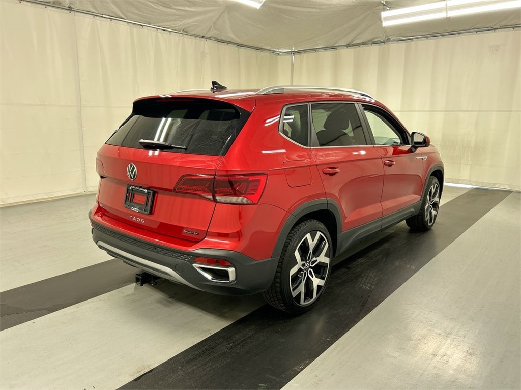 Certified 2022 Volkswagen Taos SEL with VIN 3VVJX7B25NM021830 for sale in Cicero, NY