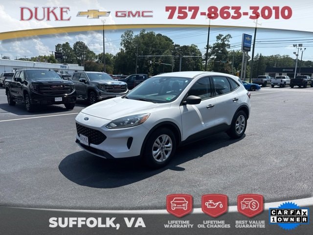 Used 2022 Ford Escape S with VIN 1FMCU0F66NUA08452 for sale in Suffolk, VA
