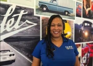 Staff member Karla Lewis from LEADERSHIP