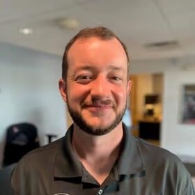 Staff member Warren Taylor from SERVICE