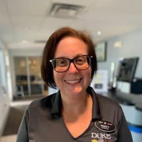 Staff member Nancy Carr from SERVICE