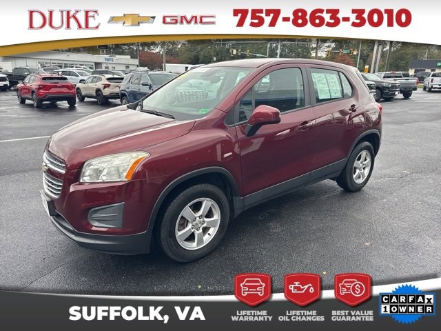 Used 2016 Chevrolet Trax LS with VIN 3GNCJNSB6GL234640 for sale in Suffolk, VA