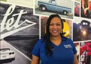 Staff member Karla Lewis from ID_817642