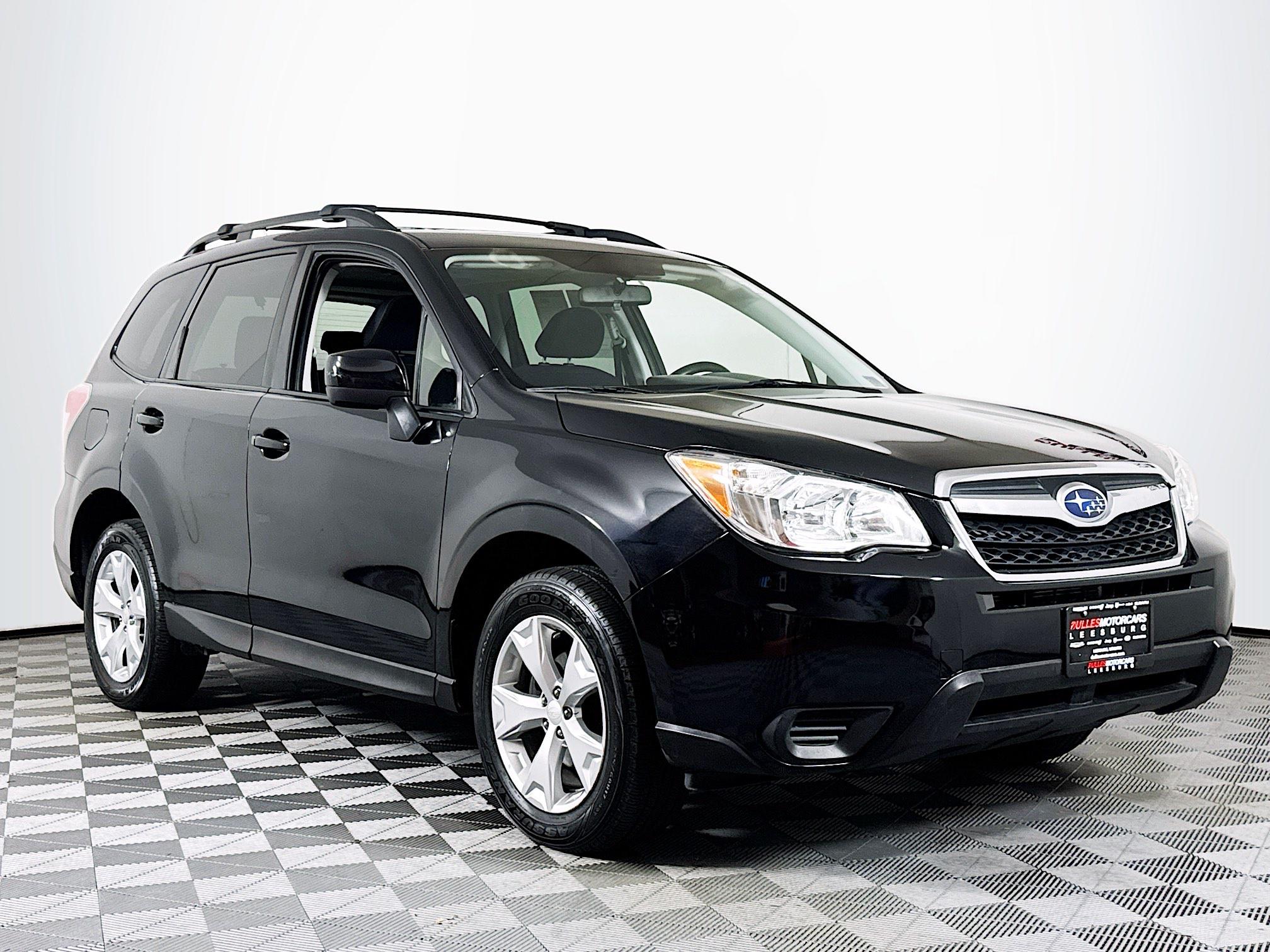 Crystal Black Silica 2015 Subaru Forester 2.5i Premium SUV / Crossover All-Wheel Drive Continuously Variable Transmission