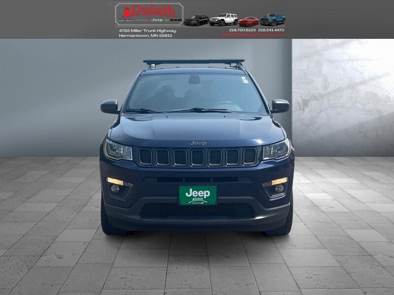 Certified 2021 Jeep Compass 80th Spec. Edition with VIN 3C4NJDEB0MT537786 for sale in Hermantown, Minnesota