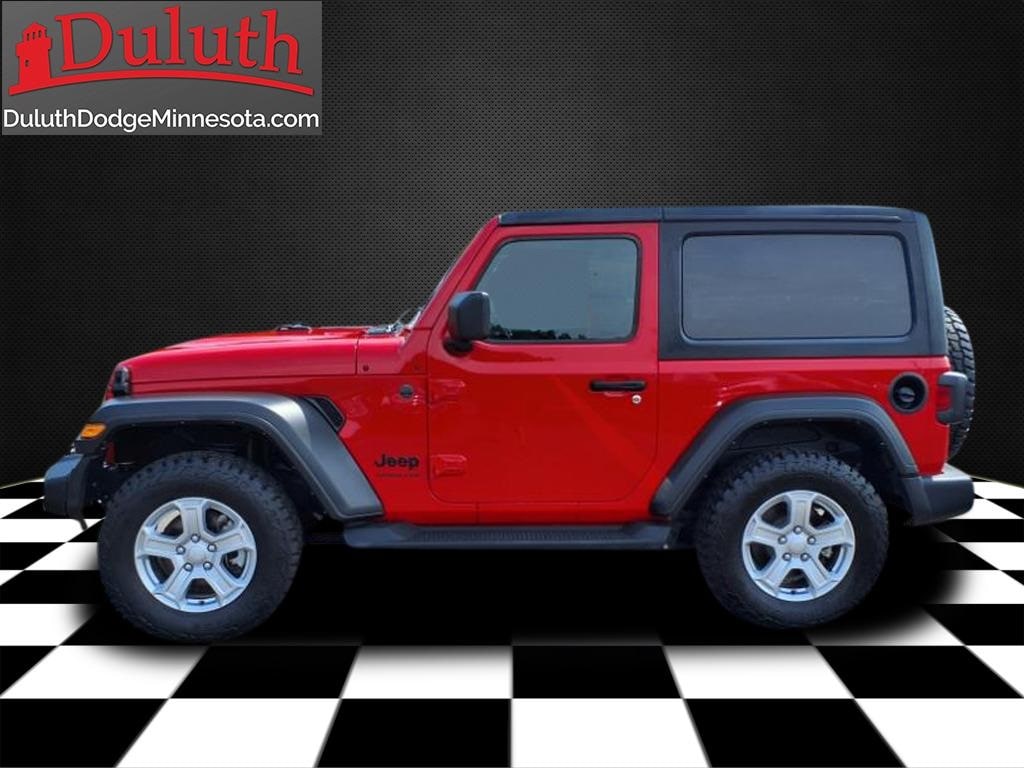 Certified 2022 Jeep Wrangler Sport S with VIN 1C4GJXAN3NW169156 for sale in Duluth, Minnesota