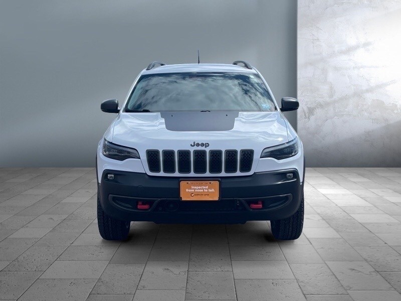 Certified 2021 Jeep Cherokee Trailhawk with VIN 1C4PJMBX3MD177606 for sale in Hermantown, Minnesota