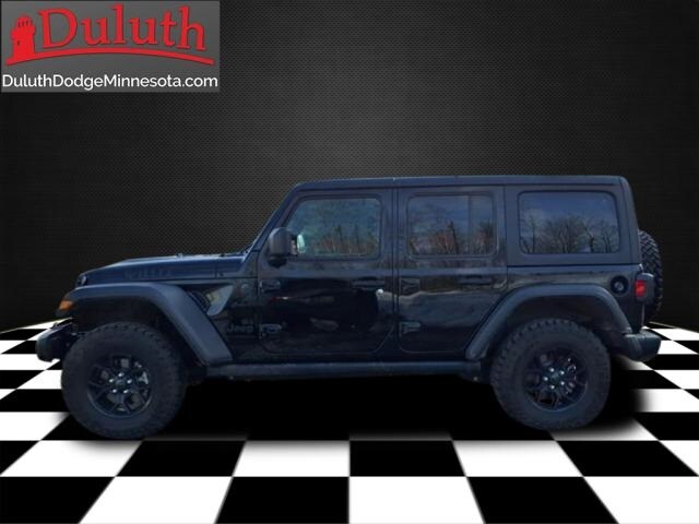 Certified 2024 Jeep Wrangler 4-Door Willys with VIN 1C4PJXDG6RW267651 for sale in Hermantown, Minnesota