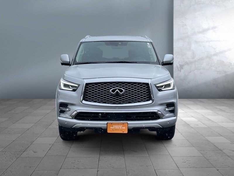 Certified 2021 INFINITI QX80 PREMIUM SELECT 4WD with VIN JN8AZ2AE2M9270840 for sale in Hermantown, Minnesota