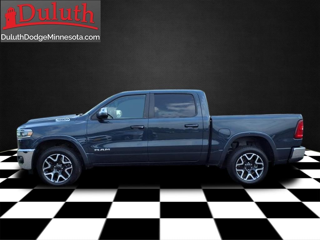 Certified 2025 RAM Ram 1500 Pickup Laramie with VIN 1C6SRFJP1SN628093 for sale in Duluth, Minnesota