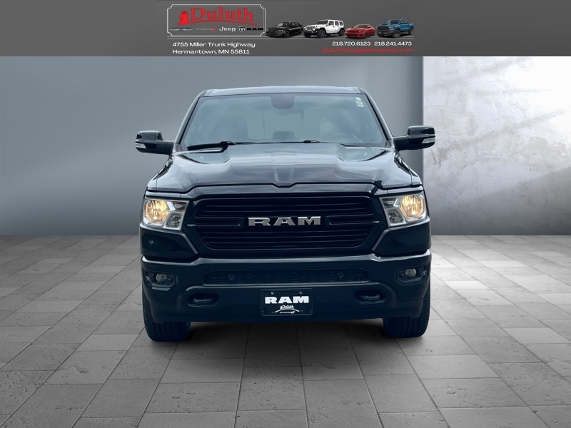 Certified 2019 RAM Ram 1500 Pickup Big Horn/Lone Star with VIN 1C6SRFFT4KN749819 for sale in Hermantown, Minnesota