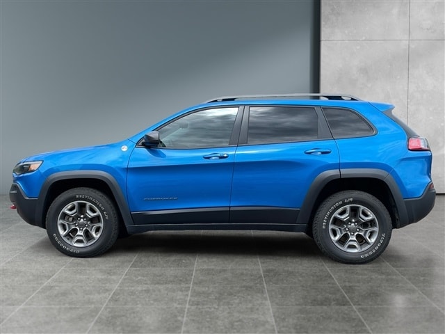 Certified 2020 Jeep Cherokee Trailhawk with VIN 1C4PJMBN5LD630833 for sale in Hermantown, Minnesota