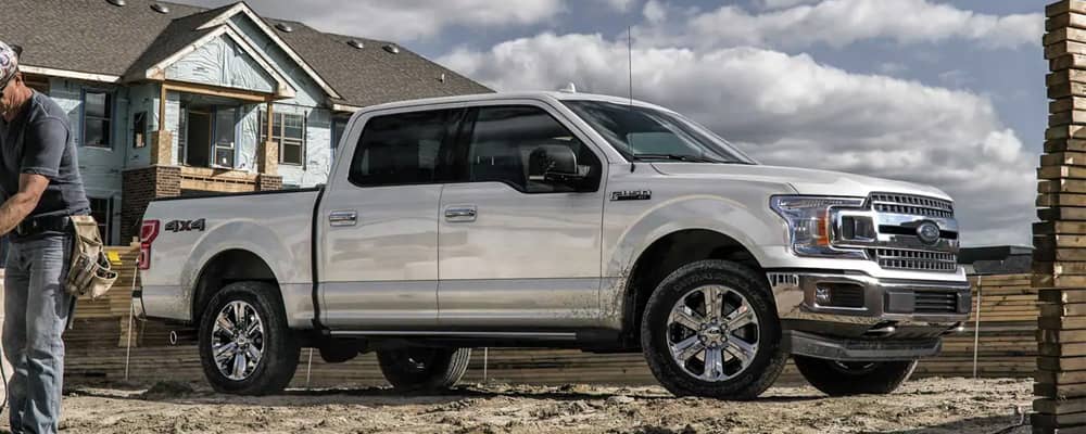 2019 Ford F-150 on a work site