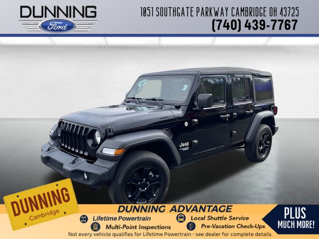 Used 2019 Jeep Wrangler Unlimited Sport S SUV for Sale in Cambridge, OH
