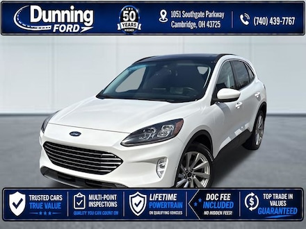 Used 2021 Ford Escape Hybrid Titanium SUV for Sale in Cambridge, OH