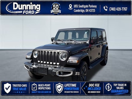Used 2019 Jeep Wrangler Unlimited Sahara SUV for Sale in Cambridge, OH