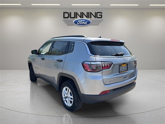Used 2021 Jeep Compass Sport with VIN 3C4NJDAB7MT573951 for sale in Cambridge, OH