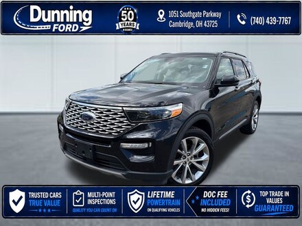 Used 2021 Ford Explorer Platinum SUV for Sale in Cambridge, OH