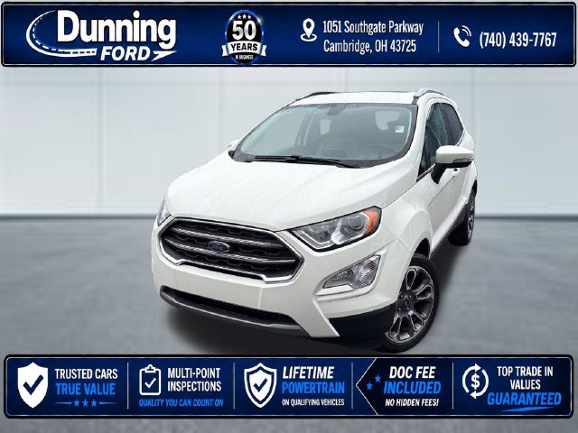 Used 2021 Ford EcoSport Titanium with VIN MAJ3S2KE5MC446943 for sale in Cambridge, OH