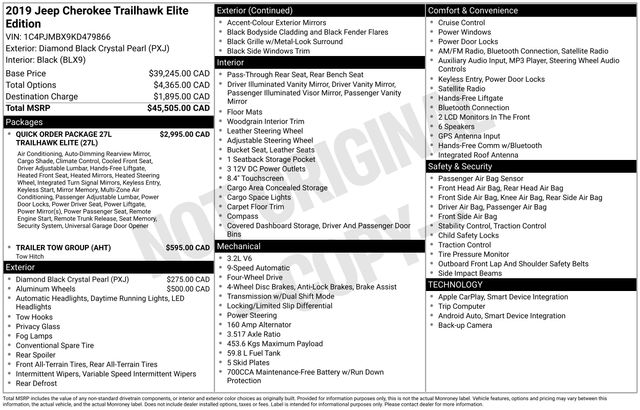 2019 Jeep Cherokee Trailhawk Elite - Photo 6