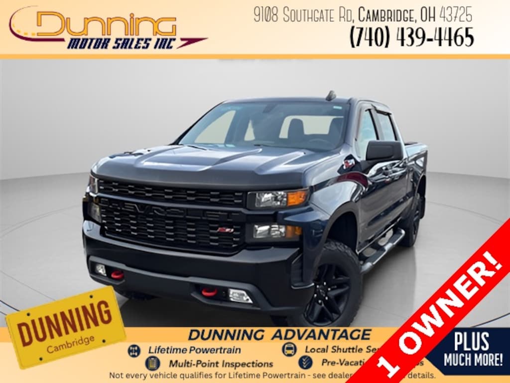 Used 2020 Chevrolet Silverado 1500 Custom Trail Boss Truck Crew Cab