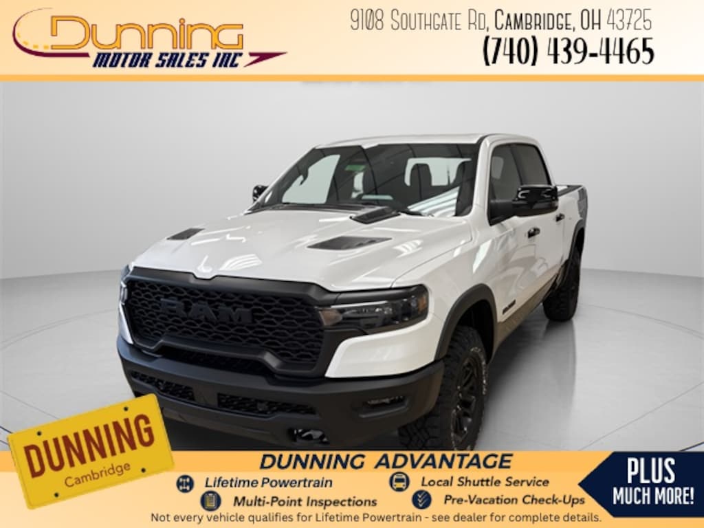 New 2026 Ram 1500 REBEL CREW CAB 4X4 5'7 BOX Pickup