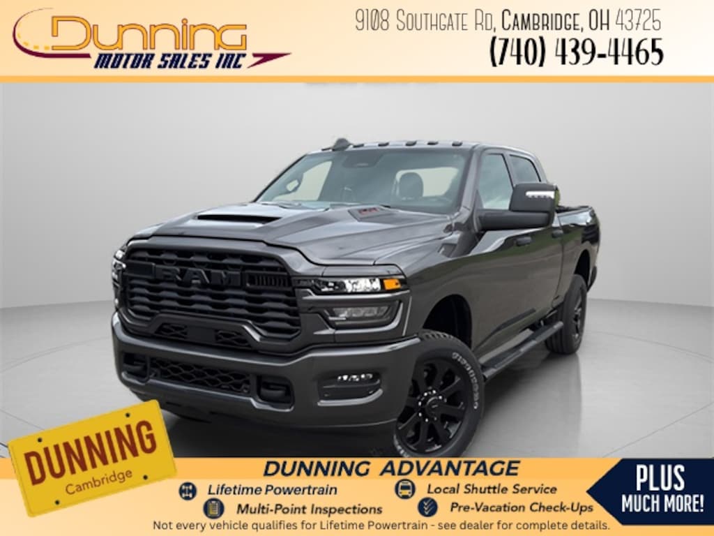 New 2026 Ram 2500 BLACK EXPRESS CREW CAB 4X4 6'4 BOX Pickup