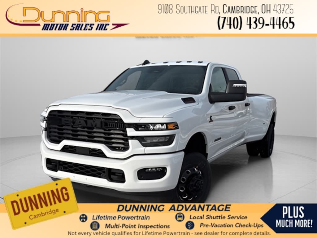 New 2026 Ram 3500 BIG HORN CREW CAB 4X4 8' BOX Pickup